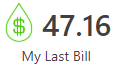 2. Approximate last bill